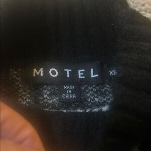 Motel Black Knit Sweater